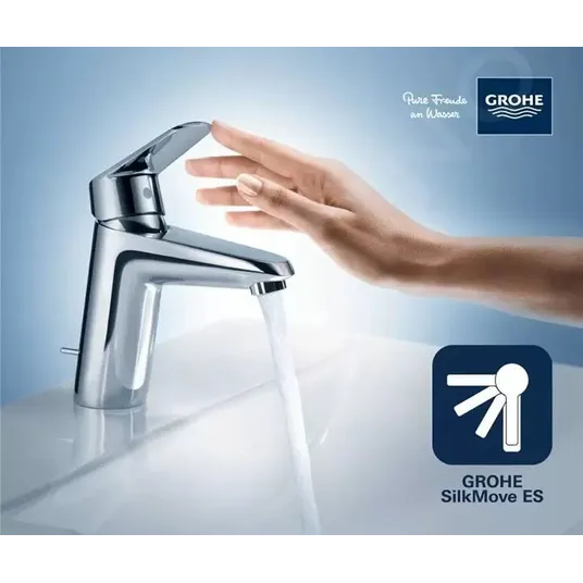 Grohe Eurosmart Cosmopolitan - kraanikaussi kraanikaussi ja suruotsaga äravoolukomplekt, kroom 23928000