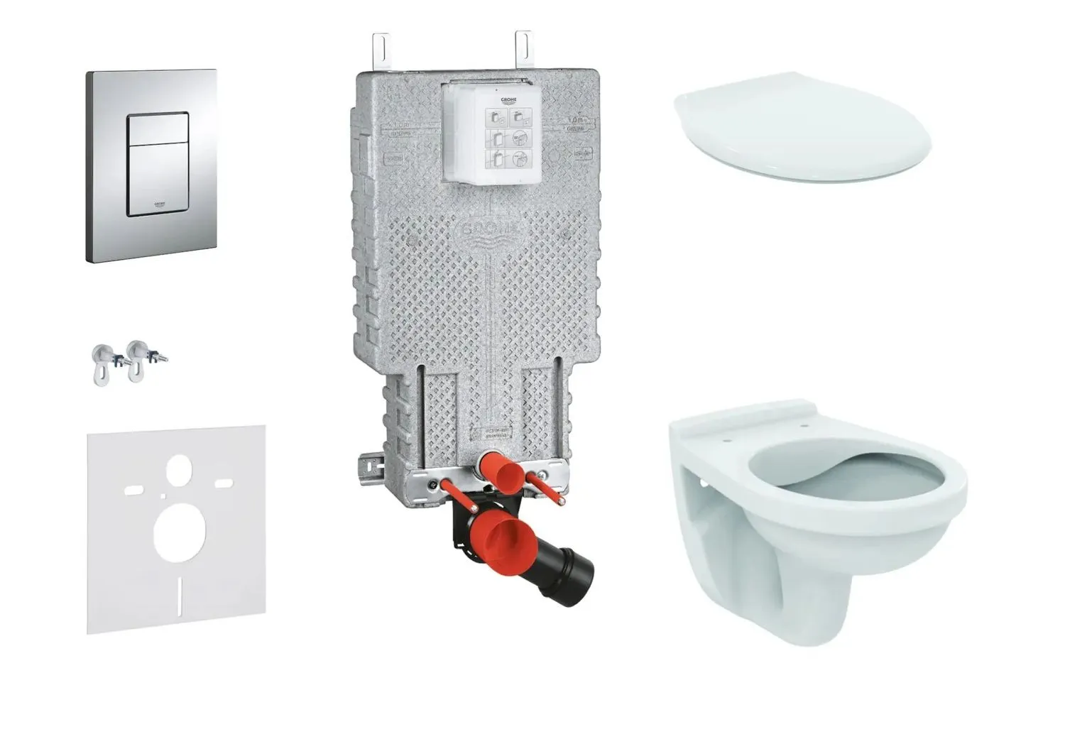 Grohe Uniset - Piekaramais elementu komplekts