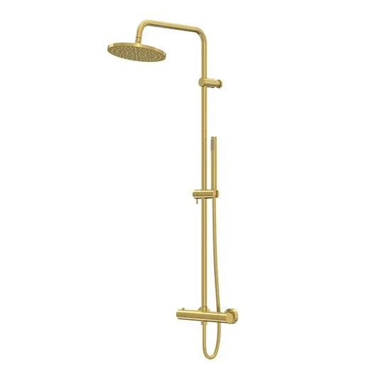 Steinberg 340 – dušo rinkinys su termostatu, skersmuo 22 cm, šlifuotas auksas 340 2721 BG
