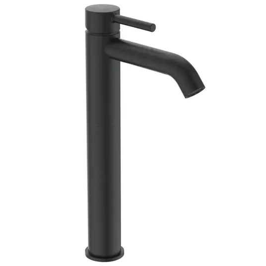 Ideal Standard CeraLine - kraanikauss koos äravoolukomplektiga, must BC194XG