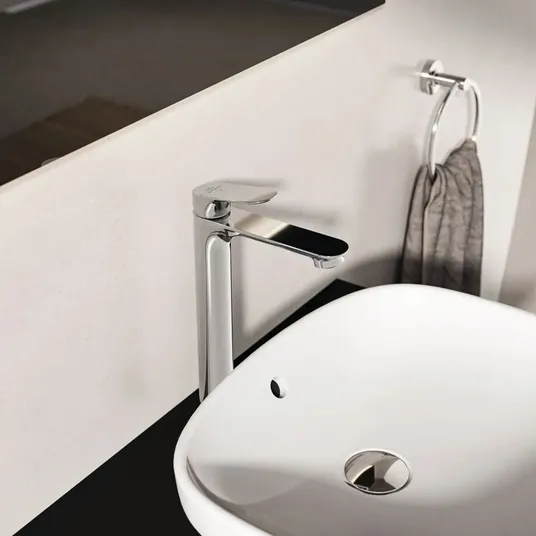 Ideal Standard Ceralife O - valamusegisti ClickClack äravoolukomplektiga, BlueStart, kroom BE013AA