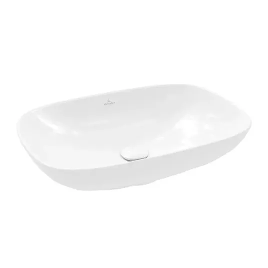 Villeroy & Boch Loop&Friends - valamu, 62x42 cm, ülevooluga, CeramicPlus, Alpine White 4A5000R1