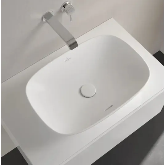 Villeroy & Boch Loop&Friends - valamu, 62x42 cm, ülevooluga, CeramicPlus, Alpine White 4A5000R1