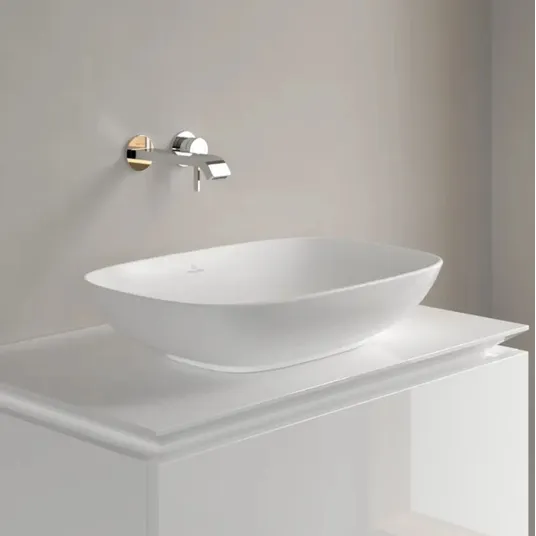 Villeroy & Boch Loop&Friends - valamu, 62x42 cm, ülevooluga, CeramicPlus, Alpine White 4A5000R1