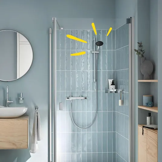 Grohe Vitalio Start - 150 cm pikkuse voolikuga käsidušš, kroomitud 26720001