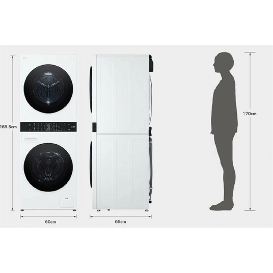 Veļas mašīna-žāvētājs Tower LG WT1210WWF