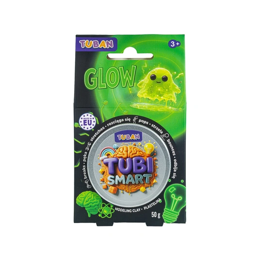 Tubi Smart sensory clay Glow stretches, shoots, bounces ZA6128