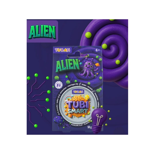 Tubi Smart sensory clay Alien stretches, shoots, bounces ZA6130