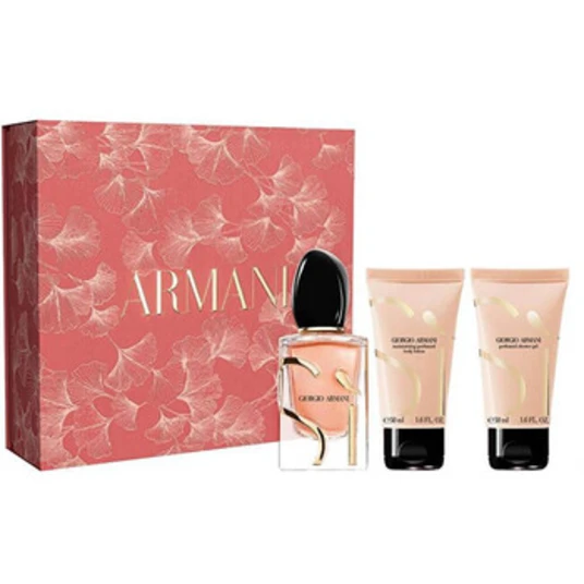 Naiste parfüüm, Sí Intense kinkekomplekt EDP 50 ml, dušigeel 50 ml ja kehakreem 50 ml 50 ml 50 ml 50 ml 50 ml 50 ml