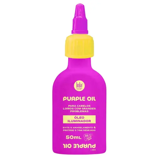 Lola Cosmetics, Purple, Hair Oil Treatment, Counteracts Yellow Or Orange Tones, 50 ml