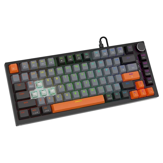 Savio ASTRAL BLACK JADE 3 COLOURS klaviatūra Žaidimams USB QWERTY