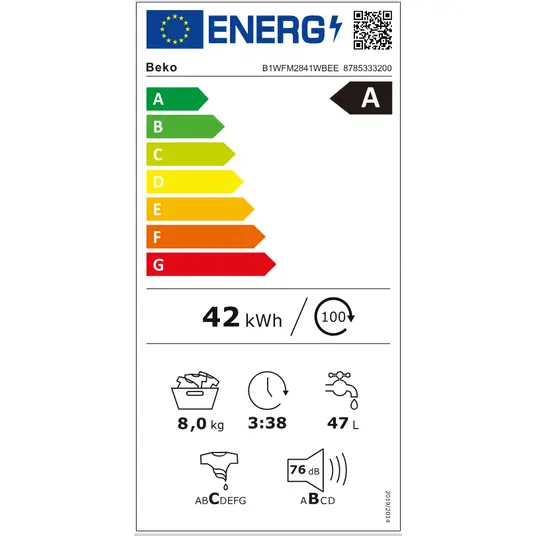 Pesumasin Beko B1WFM2841WBEE