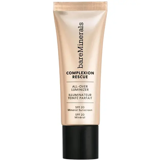 BareMinerals, Complexion Rescue, Illuminating, Liquid Highlighter, Champagne Shimmer, SPF20, Face, 35 ml
