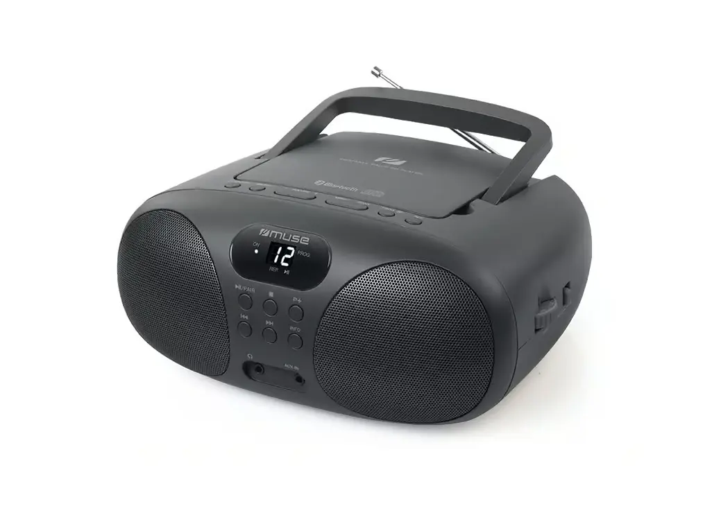 Muse Portable Radio CD Player With