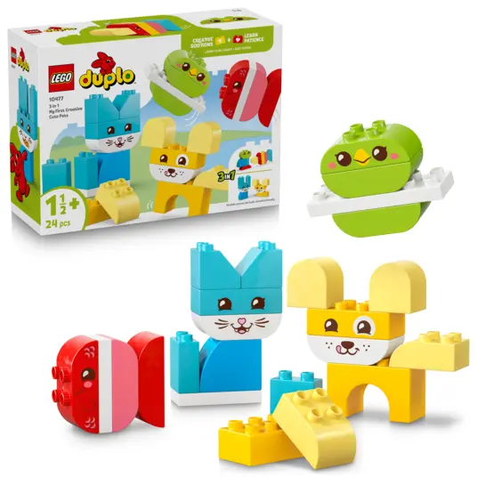 LEGO® 10477 DUPLO® Söpöt luovat lemmikit 3in1