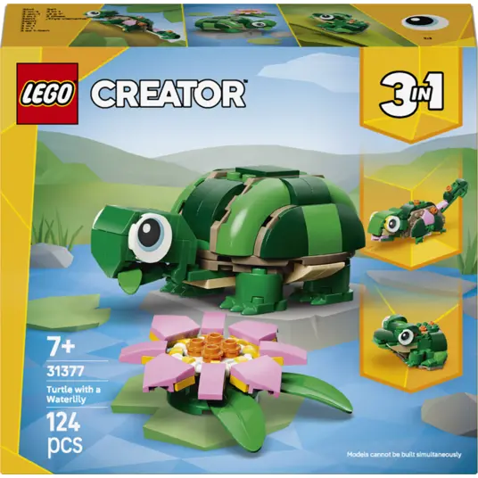 LEGO® 31377 LEGO Creator Kilpikonna ja lumpeenkukka