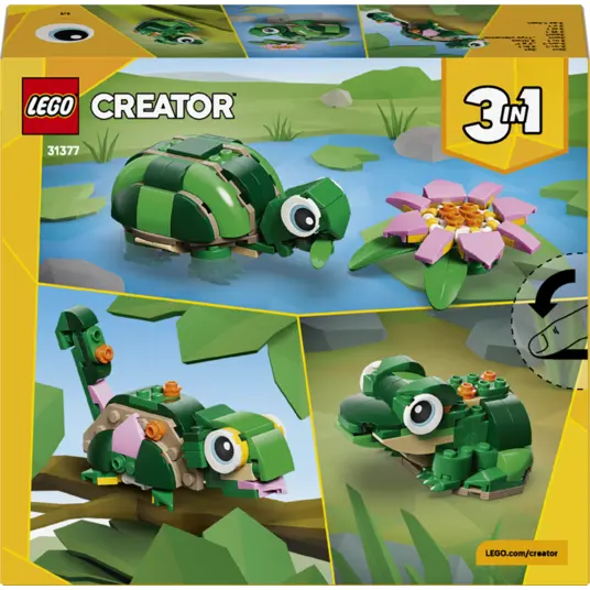 LEGO® 31377 LEGO Creator Kilpikonna ja lumpeenkukka