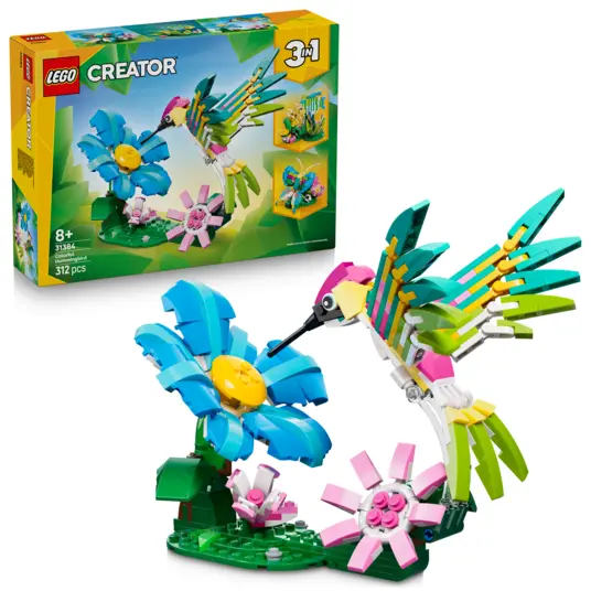 LEGO® 31384 LEGO Creator Villieläimet: Värikäs kolibri