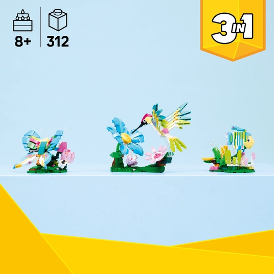 LEGO® 31384 LEGO Creator Villieläimet: Värikäs kolibri