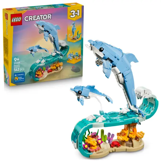 LEGO® 31385 LEGO Creator Merieläimet: Söpöt delfiinit