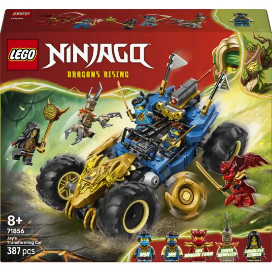 LEGO® 71856 NINJAGO® Jay transformuojamas automobilis kaina