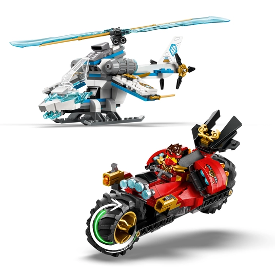 LEGO® 71857 NINJAGO® Nindzių transporto priemonės ir namelio