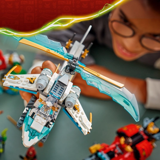 LEGO® 71857 NINJAGO® Nindzių transporto priemonės ir namelio LEGO® 71857 NINJAGO® Nindzių transporto priemonės ir namelio