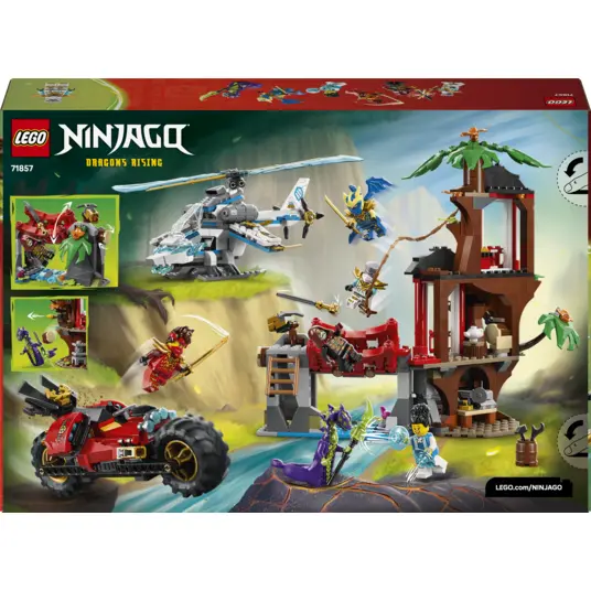 LEGO® 71857 NINJAGO® Nindzių transporto priemonės ir namelio LEGO® 71857 NINJAGO® Nindzių transporto priemonės ir namelio