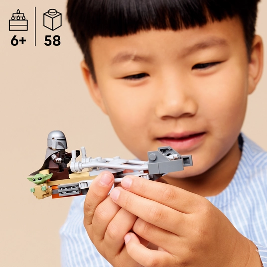 LEGO® 75436 Star Wars™ Mandalorialaisen ja Grogun kiituripyörä