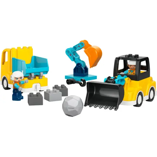 LEGO® 10475 DUPLO® Työmaa-ajoneuvot 3in1