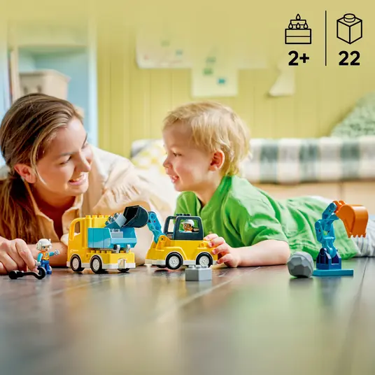 LEGO® 10475 DUPLO® Työmaa-ajoneuvot 3in1