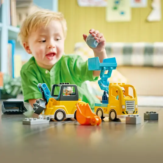 LEGO® 10475 DUPLO® Työmaa-ajoneuvot 3in1