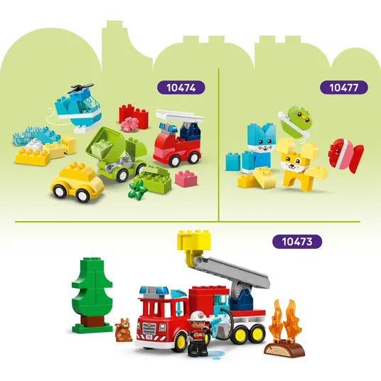 LEGO® 10475 DUPLO® Työmaa-ajoneuvot 3in1