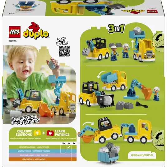 LEGO® 10475 DUPLO® Työmaa-ajoneuvot 3in1