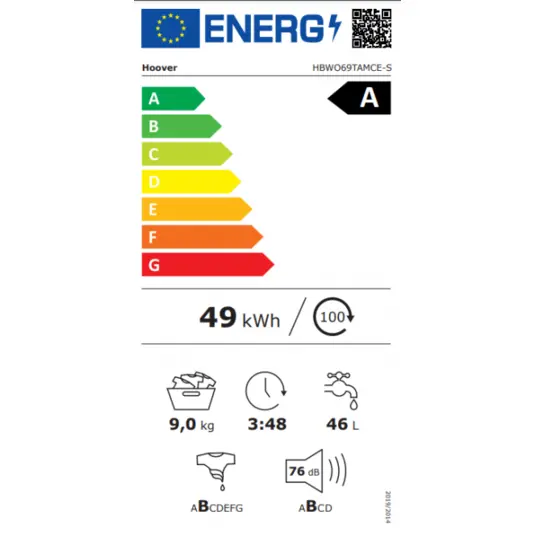Pesumasin Hoover HBWO69TAMCE-S