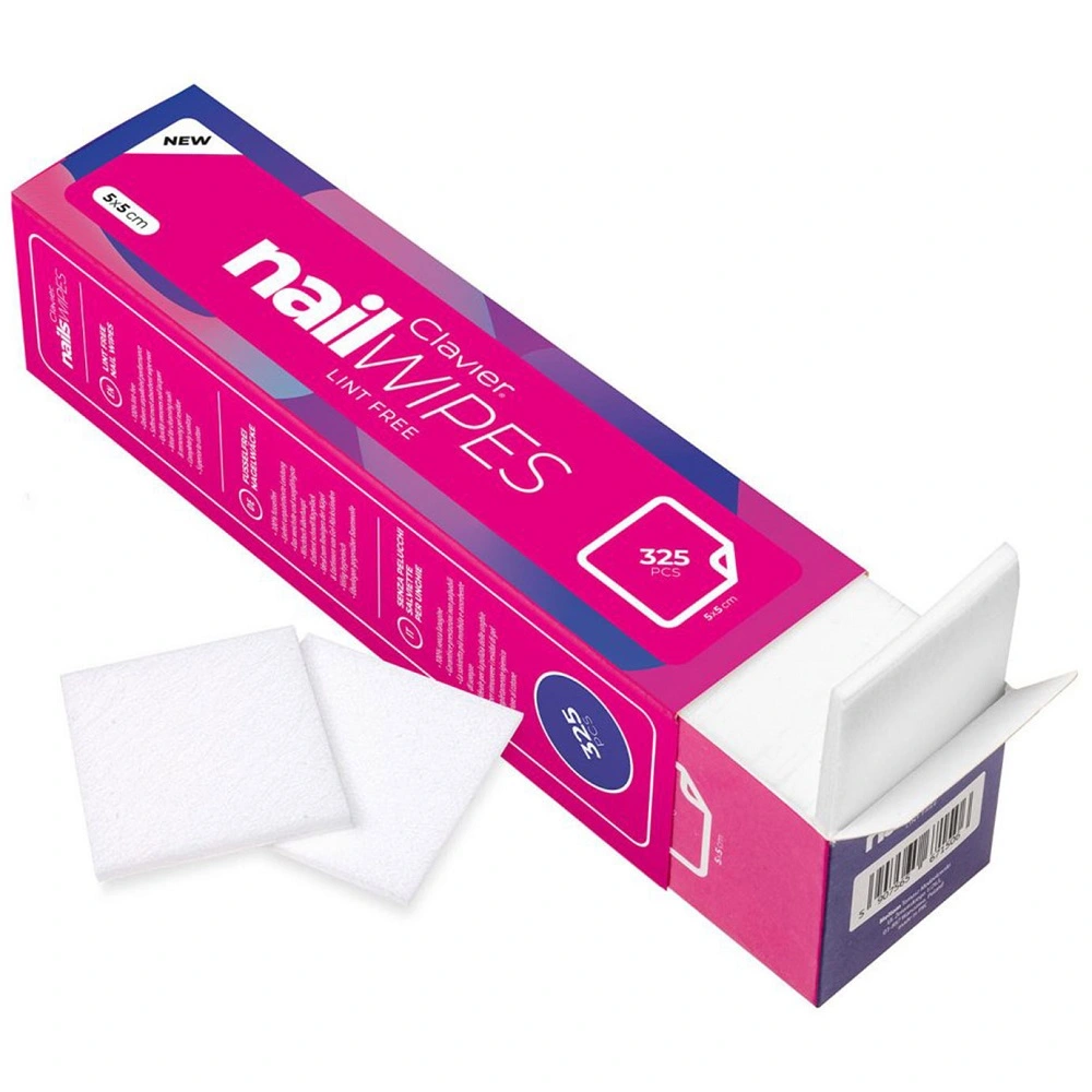CLAVIER_Nail Wipes bezputekļu nagu tamponi 325gab