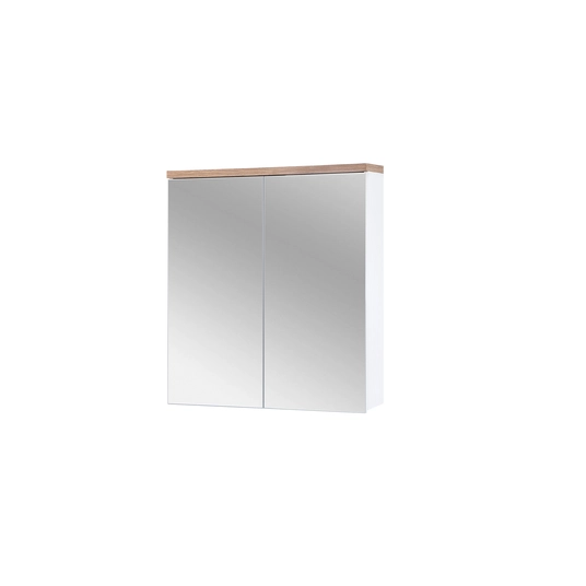 Peegelkapp, 60 cm, 2 ust, BALI WHITE, 840 FSC