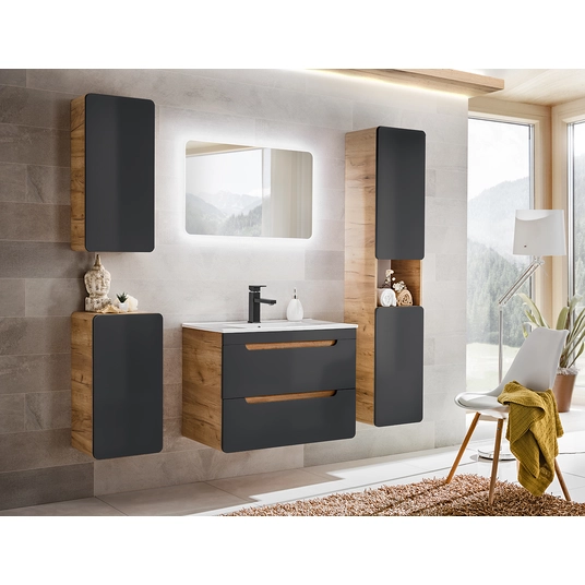 Kõrge kapp kahe uksega ARUBA COSMOS 800 FSC