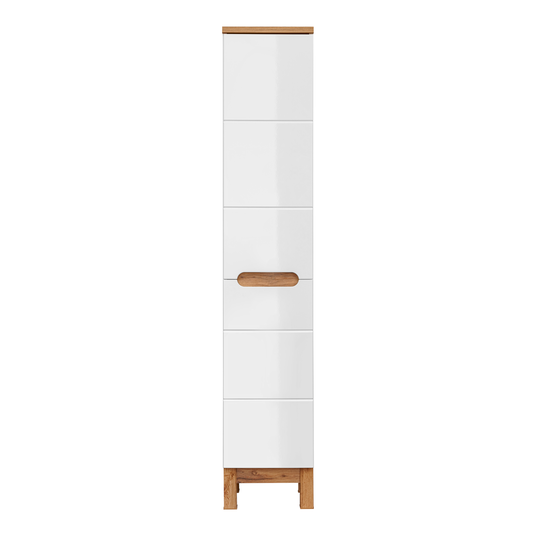 Aukšta spintelė, 2 durys, BALI WHITE 804 FSC