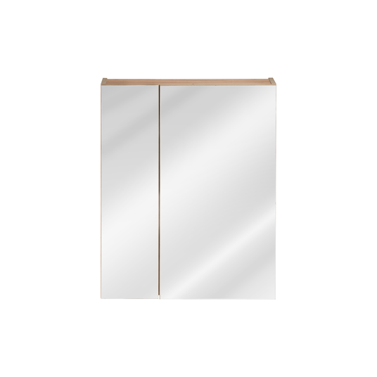 Veidrodinė spintelė, 60 cm, 2 durys, ąžuolas „CAPRI“, 842A, FSC