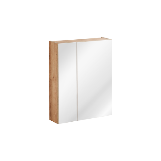 Veidrodinė spintelė, 60 cm, 2 durys, ąžuolas „CAPRI“, 842A, FSC