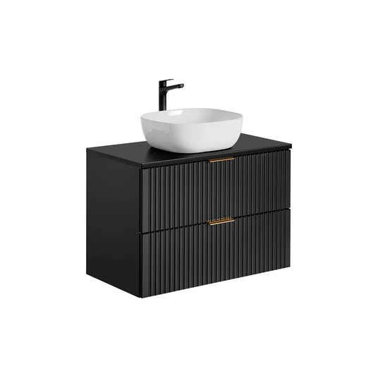 Mööblikomplekt 80 cm koos tööpinnale paigaldatava kraanikausi SET - ADB B 80 CM SMILE 40