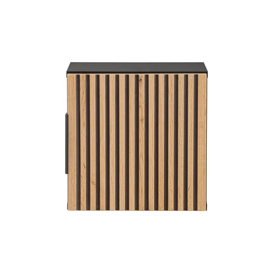 Qubik seinakapp 35x35cm 1 uksega XILO BLACK WOTAN 83-01-D-1D