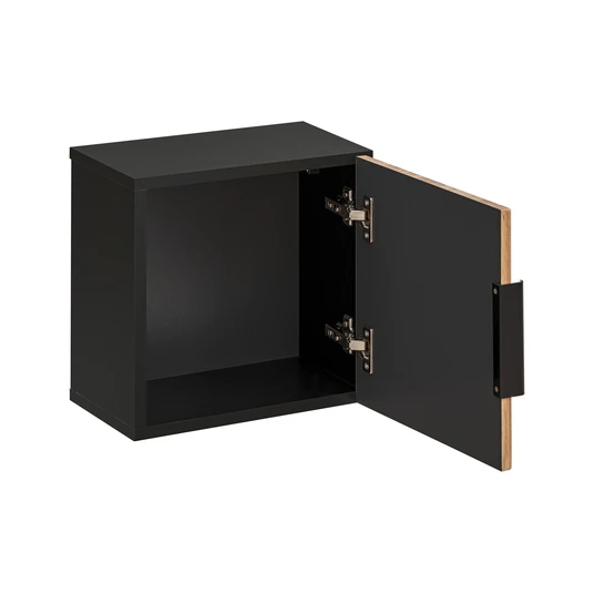 Qubik seinakapp 35x35cm 1 uksega XILO BLACK WOTAN 83-01-D-1D
