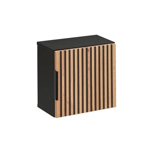 Qubik seinakapp 35x35cm 1 uksega XILO BLACK WOTAN 83-01-D-1D