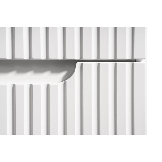 Praustuvo spintelė 80 cm, 2 stalčiai NOVA WHITE 82-80-2S