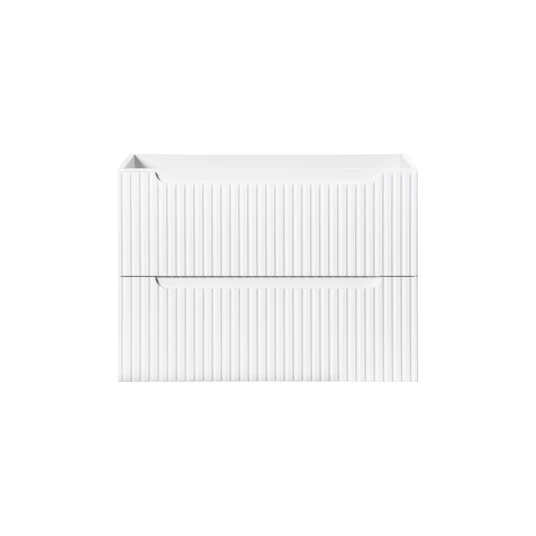 Praustuvo spintelė 80 cm, 2 stalčiai NOVA WHITE 82-80-2S