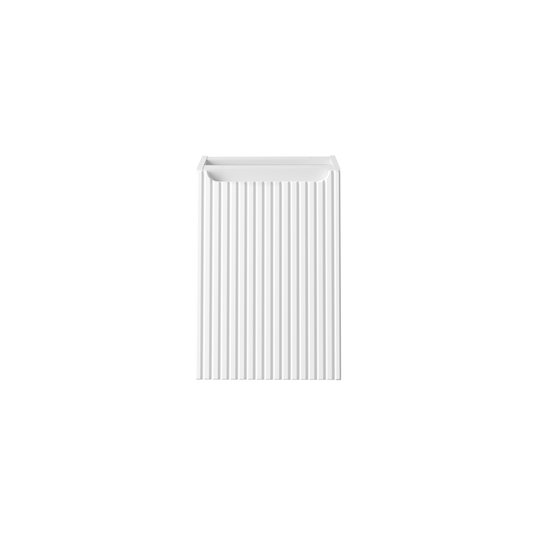 Po stalviršiu montuojama spintelė 40 cm su skalbinių krepšiu NOVA WHITE 81-40-1DK