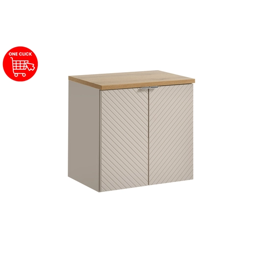Baldų komplektas 60 cm su stalviršiu, ąžuolo spalvos, 60 cm,