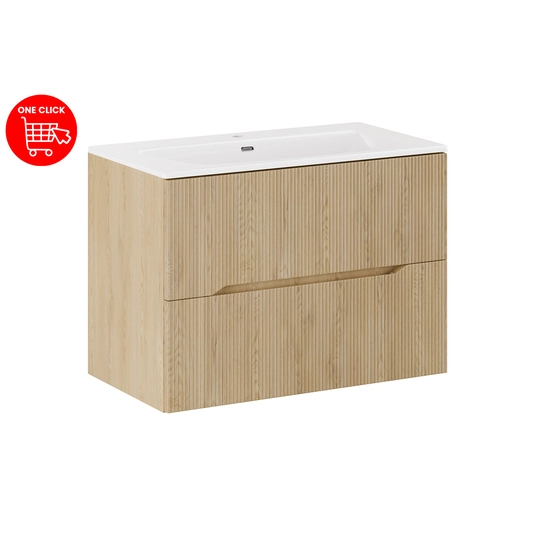 Baldų komplektas 80 cm su praustuvu SKY SET-NC 80CM UM SKY